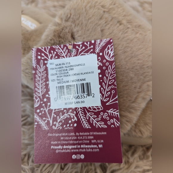 Muk Luks Women's Kirstey Slide Slipper - Picture 5 of 5